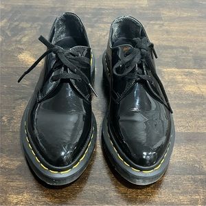 Dr Martens Dupree 3 Eye Women’s Sz 6 Black Patent Leather shoes